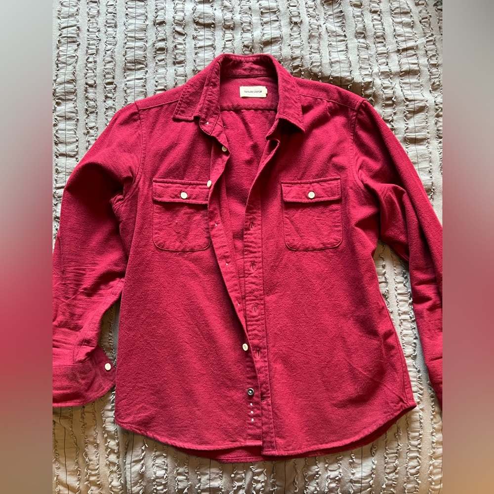 Taylor Stitch Cotton Flannel Shirt or Shirt Jacket